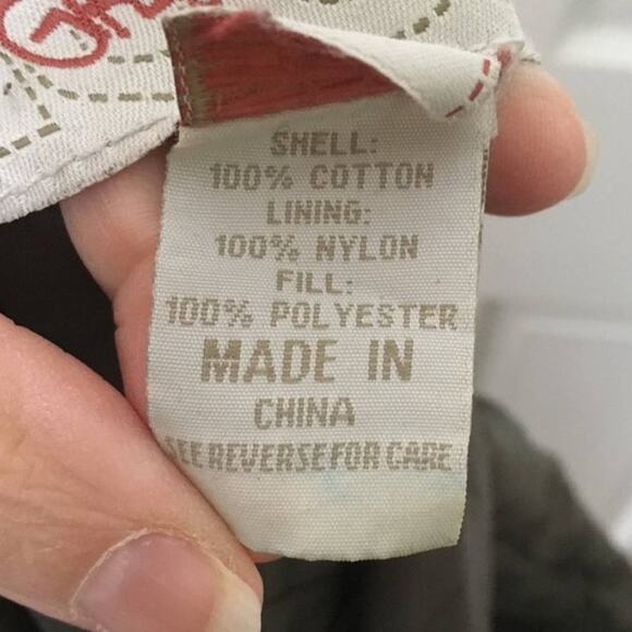 VTG STUSSY Double Breasted Check Plaid Quilted Jacket in Army green  Y2K  SZ S - Picture 14 of 16